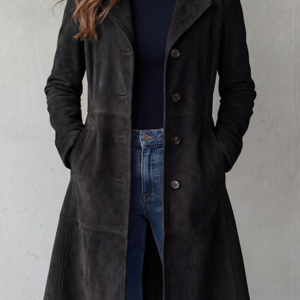 Elena – Dugopolni kaput od velura