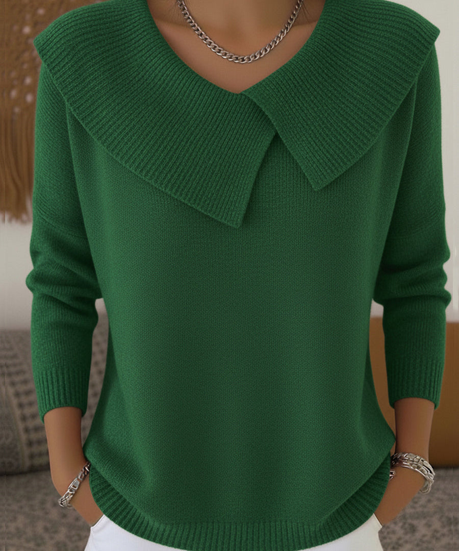 Lucia - Topla majica s mekanim ovratnikom