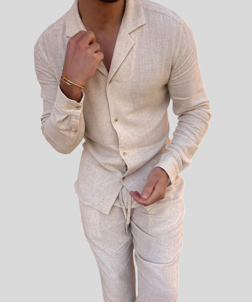 Zeus - Ljetno odijelo od lana za muškarce