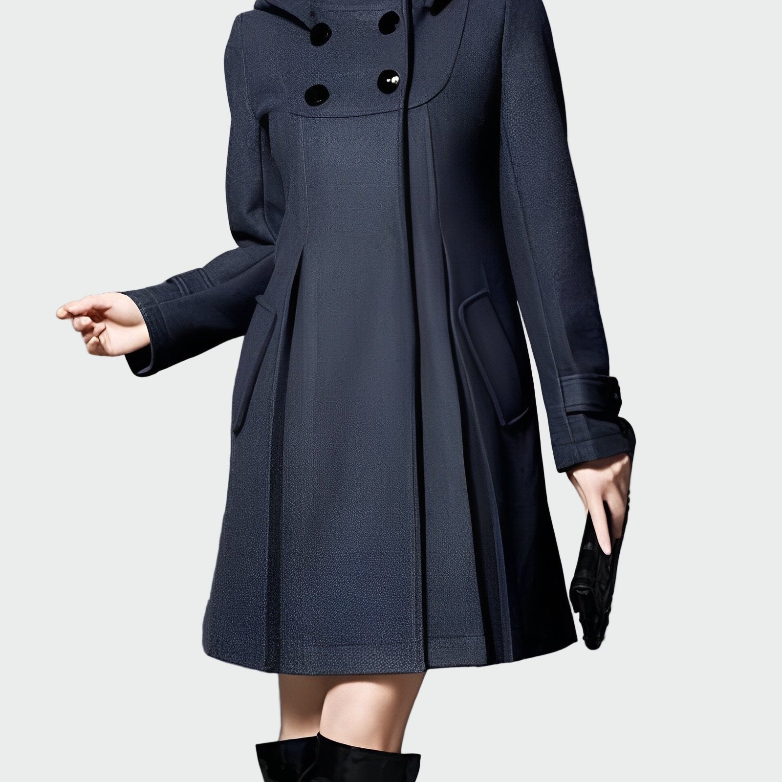 Helena - Kaput s Kapuljačom i Ovratnikom