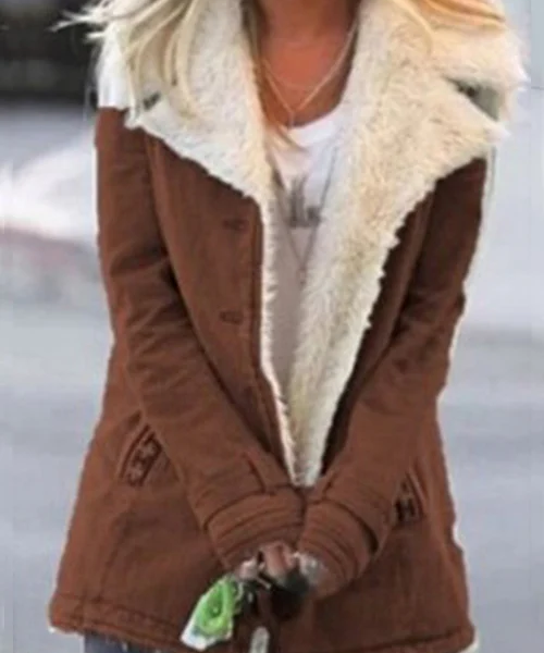 Andrea - Elegantni Douillette Jas