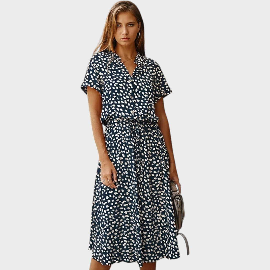 Tena - Elegantna Ljetna Haljina Višebojna